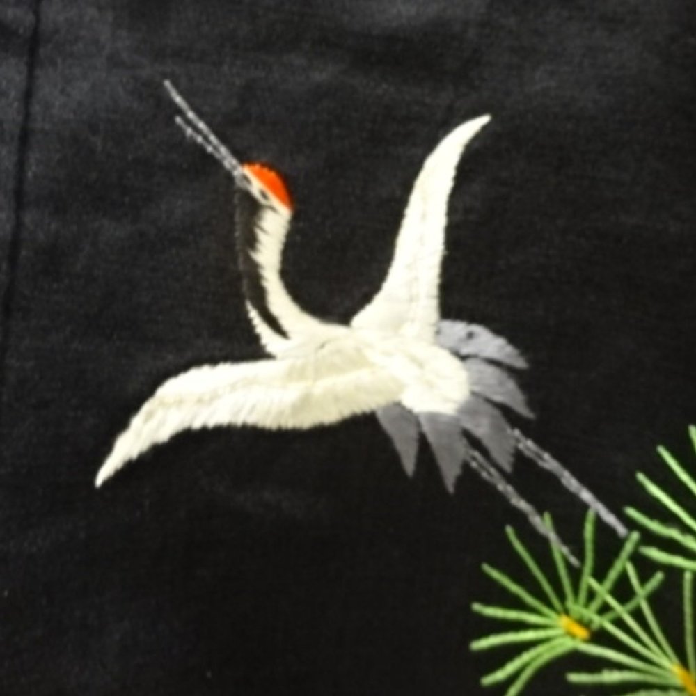 Antique Costume of old era Kimono from Japan/ Embroidery